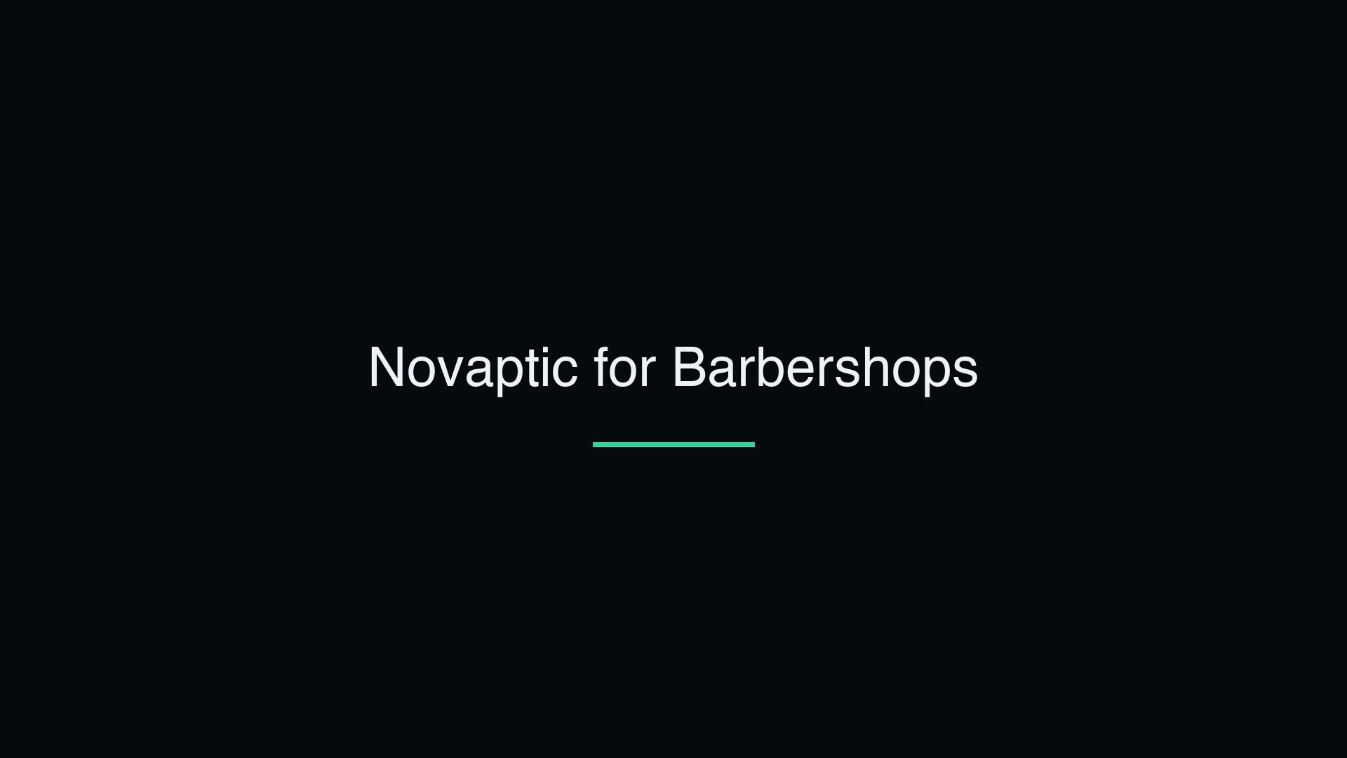 Novaptic for Barbershops — Full Tour
