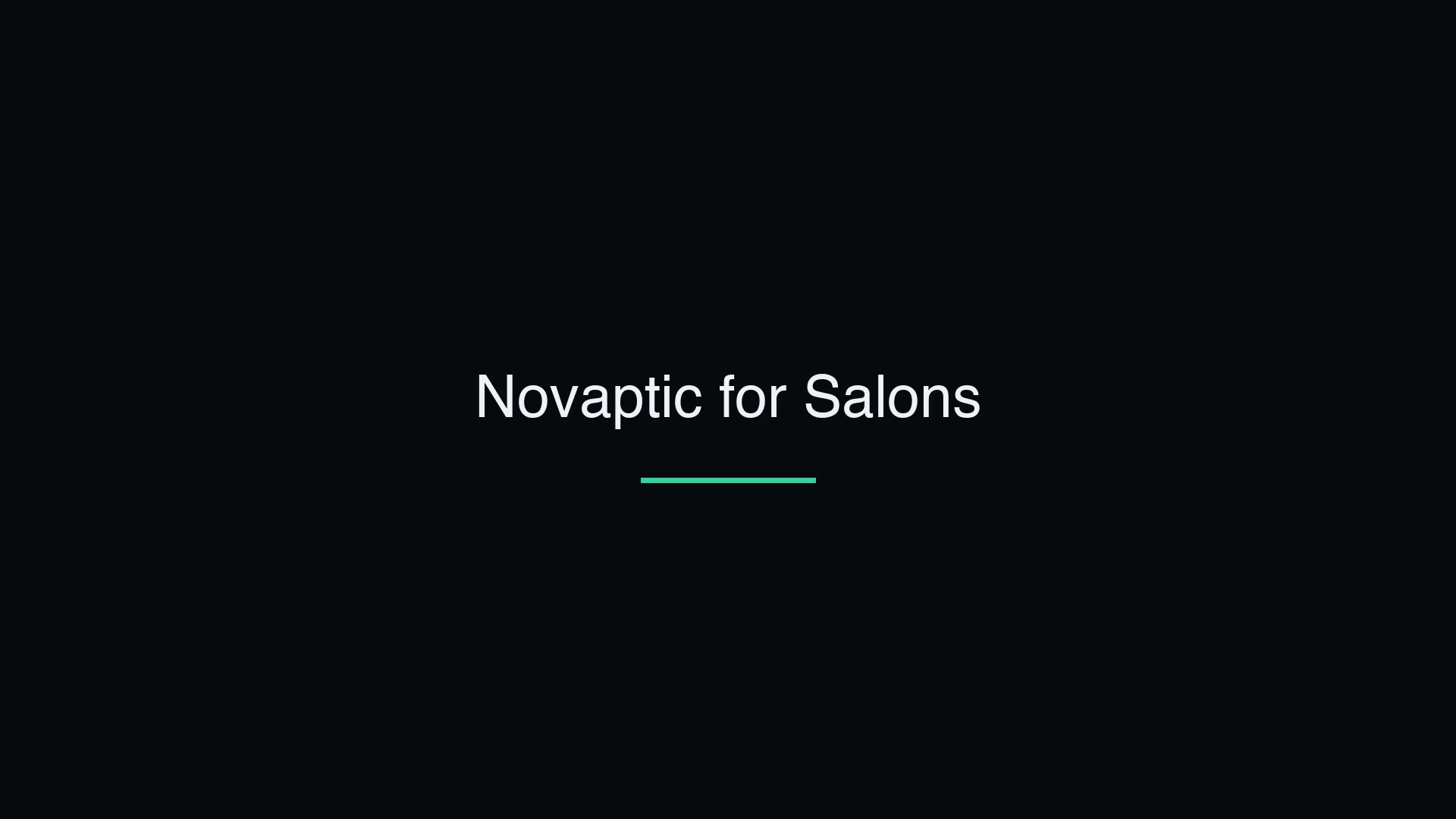 Novaptic for Salons — Full Tour