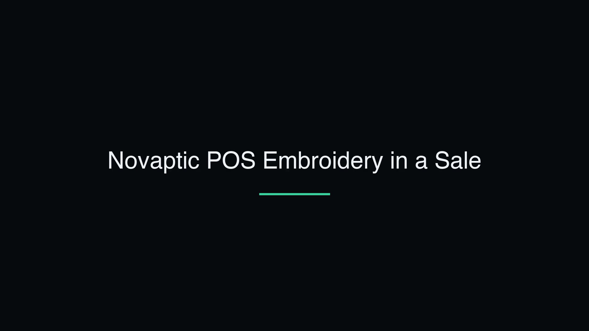 Embroidery in a Sale