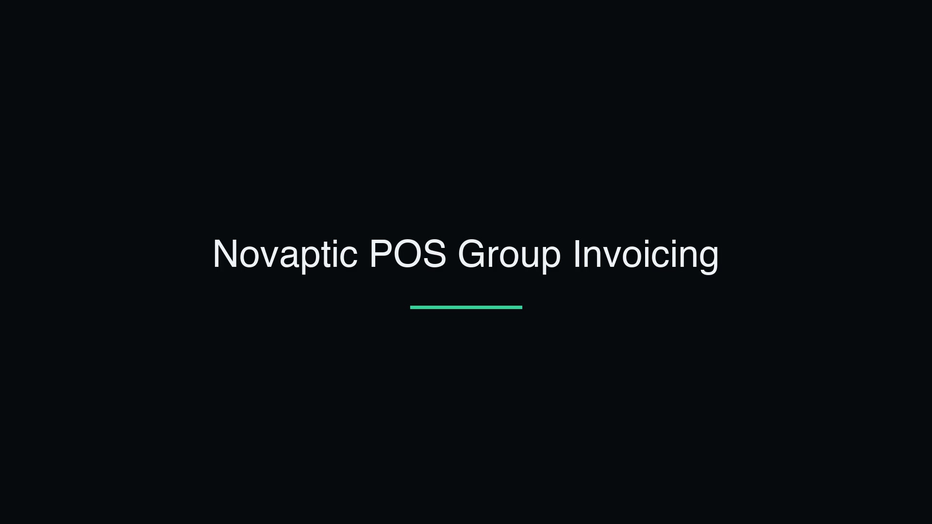 Group Invoicing