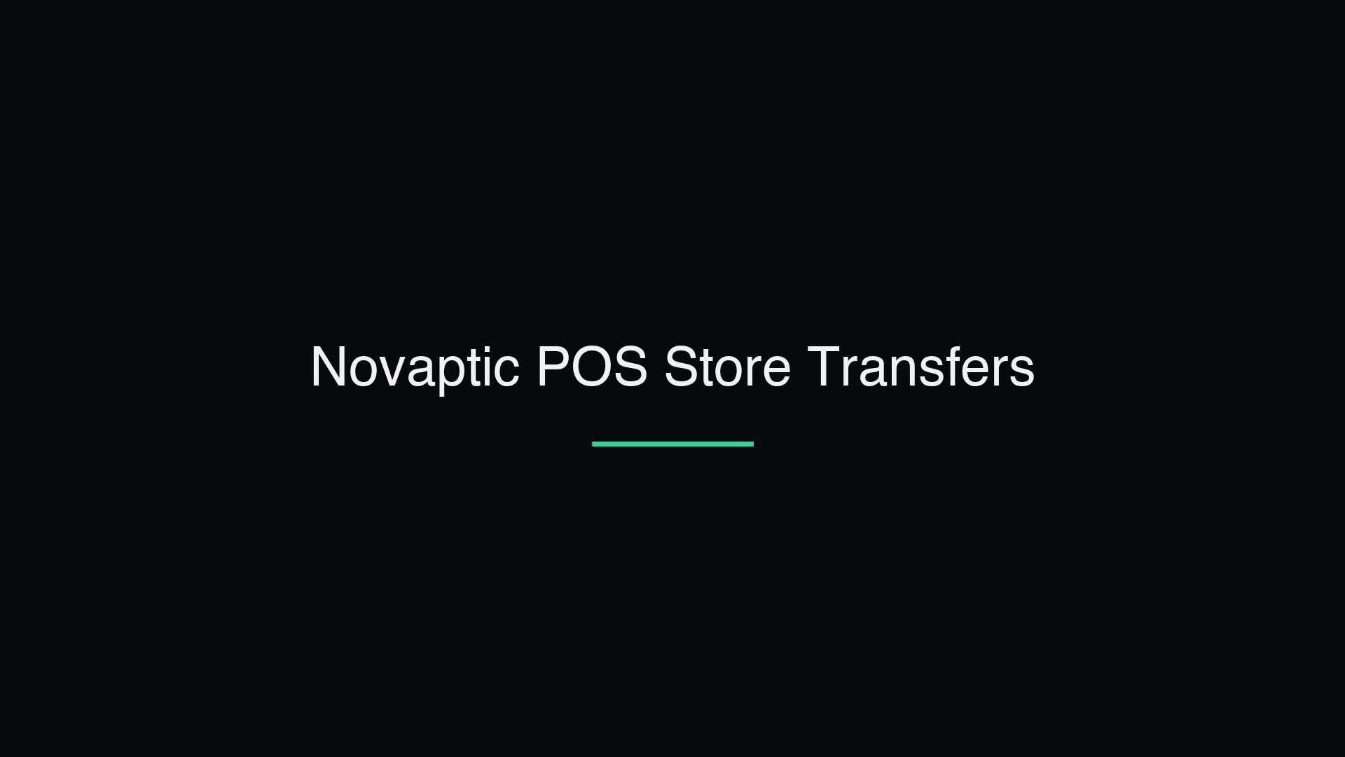Store Transfers