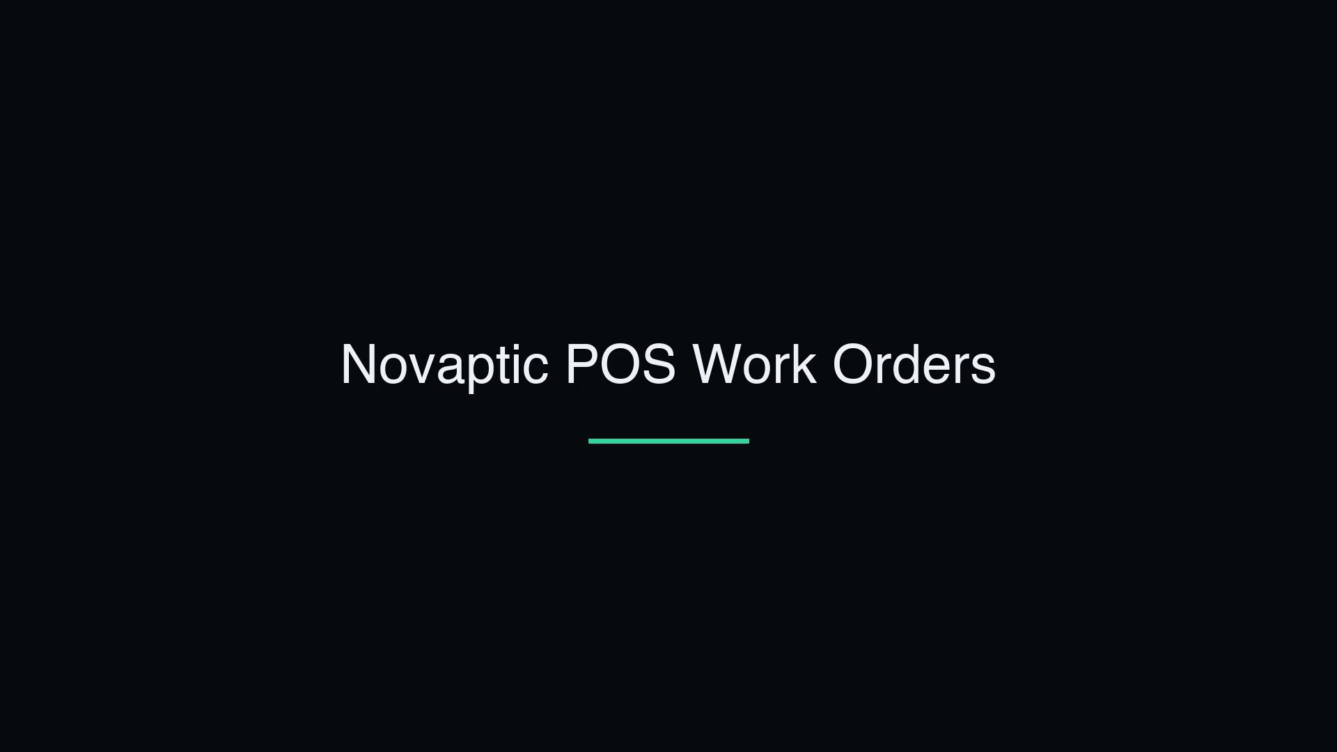 Work Orders