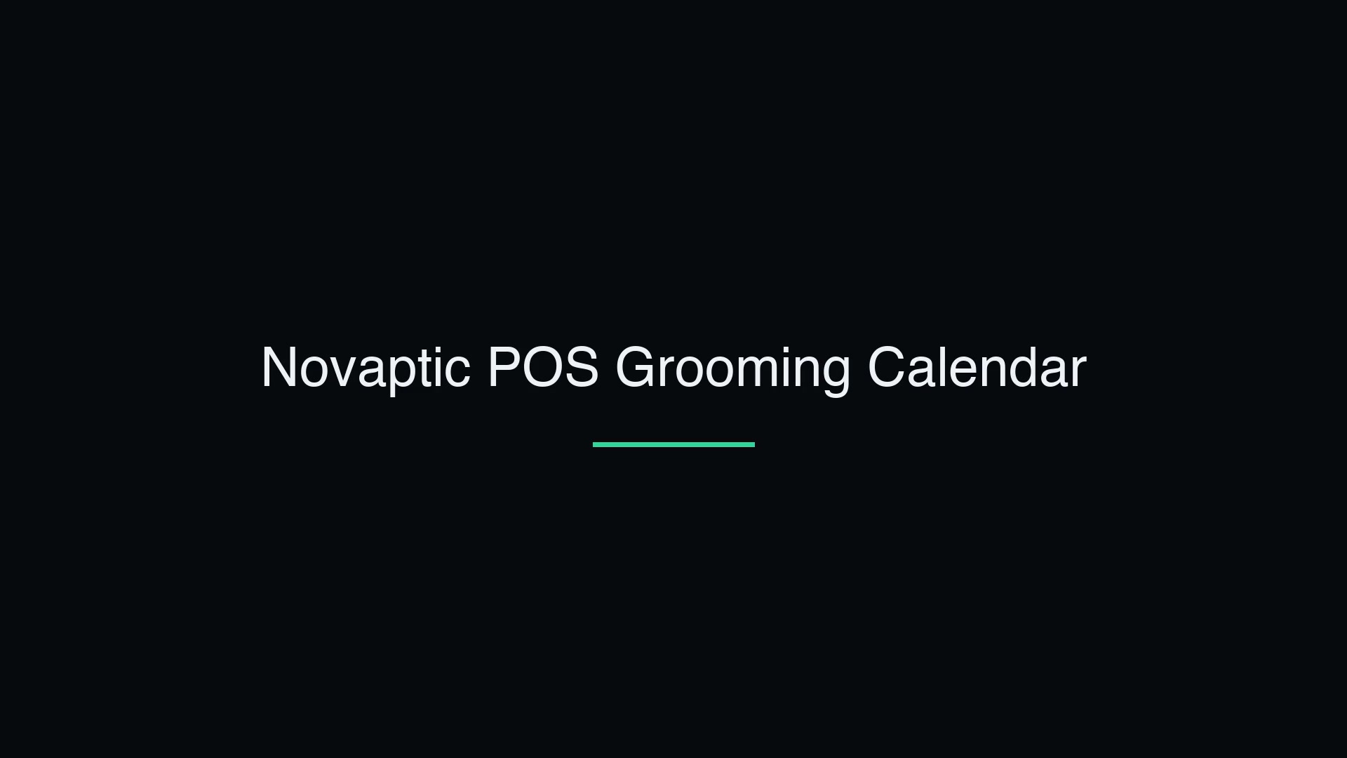 Grooming Appointments