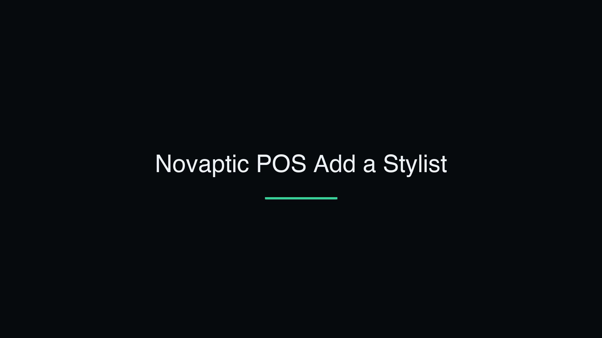 Add a Stylist