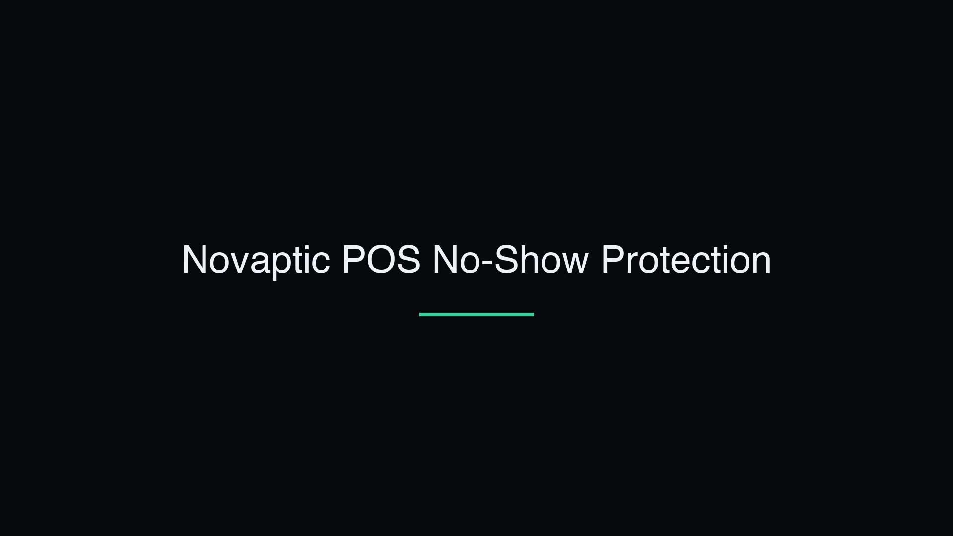 Deposits & No-Show Protection