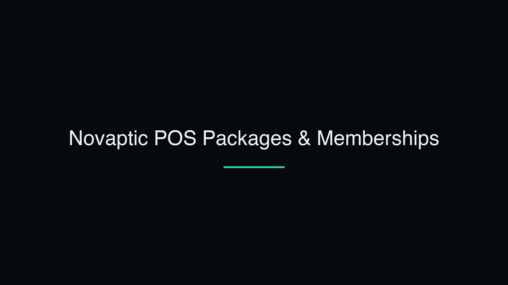 Packages & Memberships