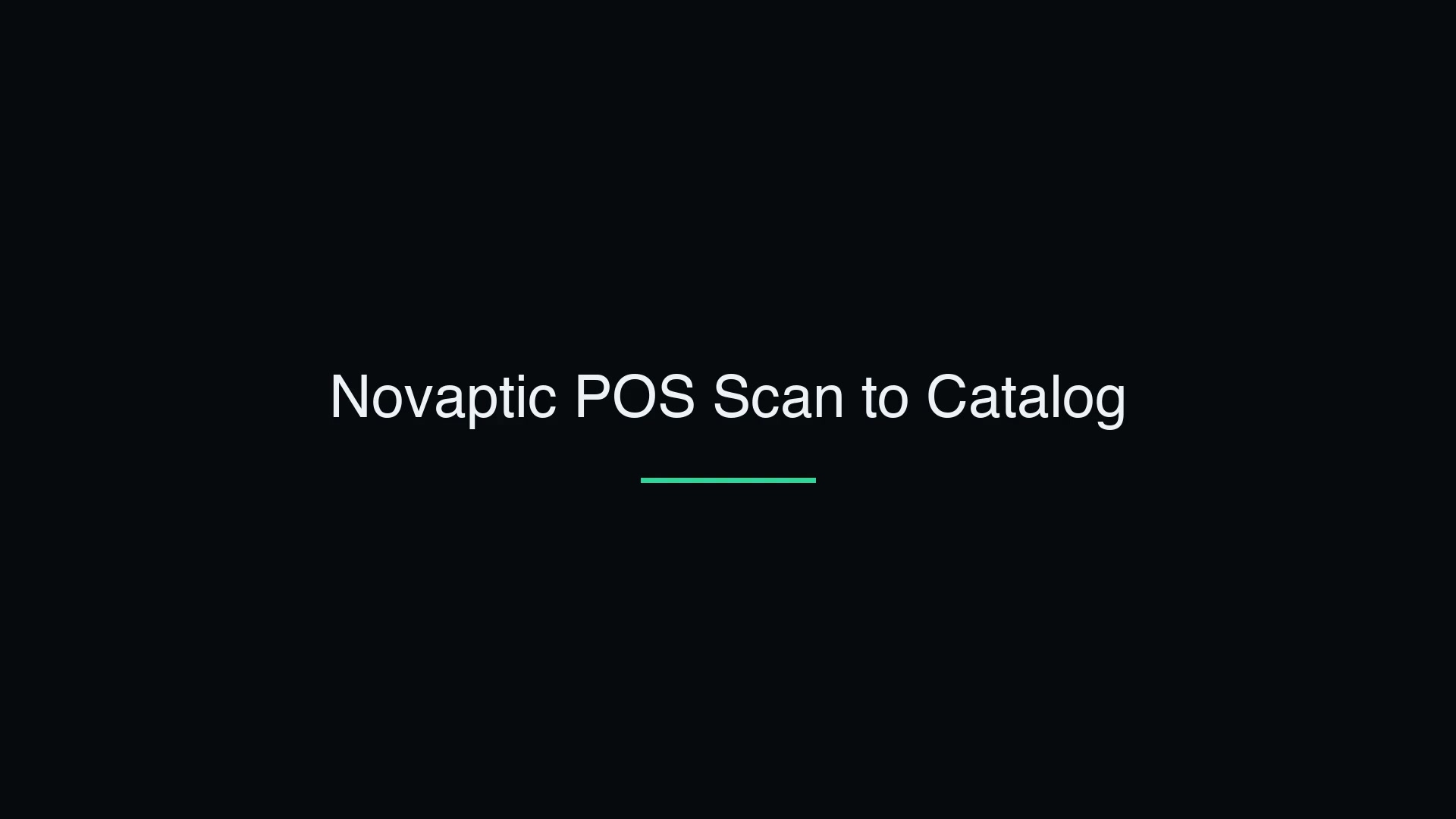 Retail — Scan to Catalog