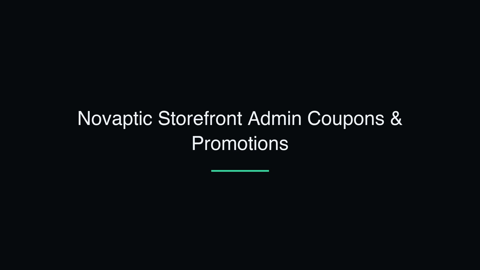 Coupons & Promotions